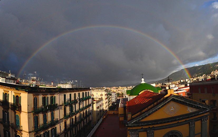 Stamane, cielo di napoli 6:50